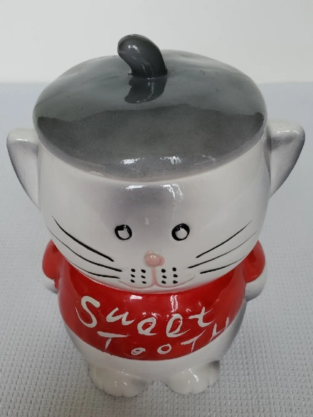 Sweet Tooth French Kitty Candy Cookie Jar Vintage Retro